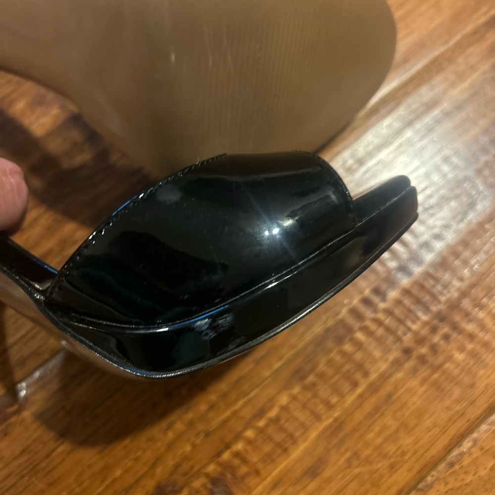 Steve Madden Wylie Black Patent Stiletto Heels - Picture 7 of 10